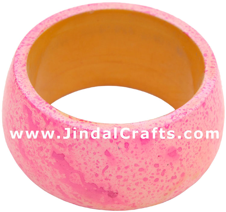 Wooden Bangle - Hand Painted Wooden Traditional Art