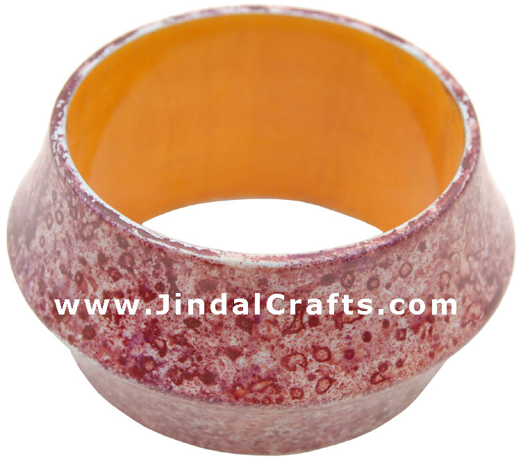 Wooden Bangle - Hand Painted Wooden Traditional Art