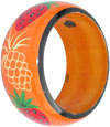 Colourful Traditional Bangle Hand Painted Wood Jewelry