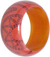 Colourful Traditional Bangle Hand Painted Wood Jewelry