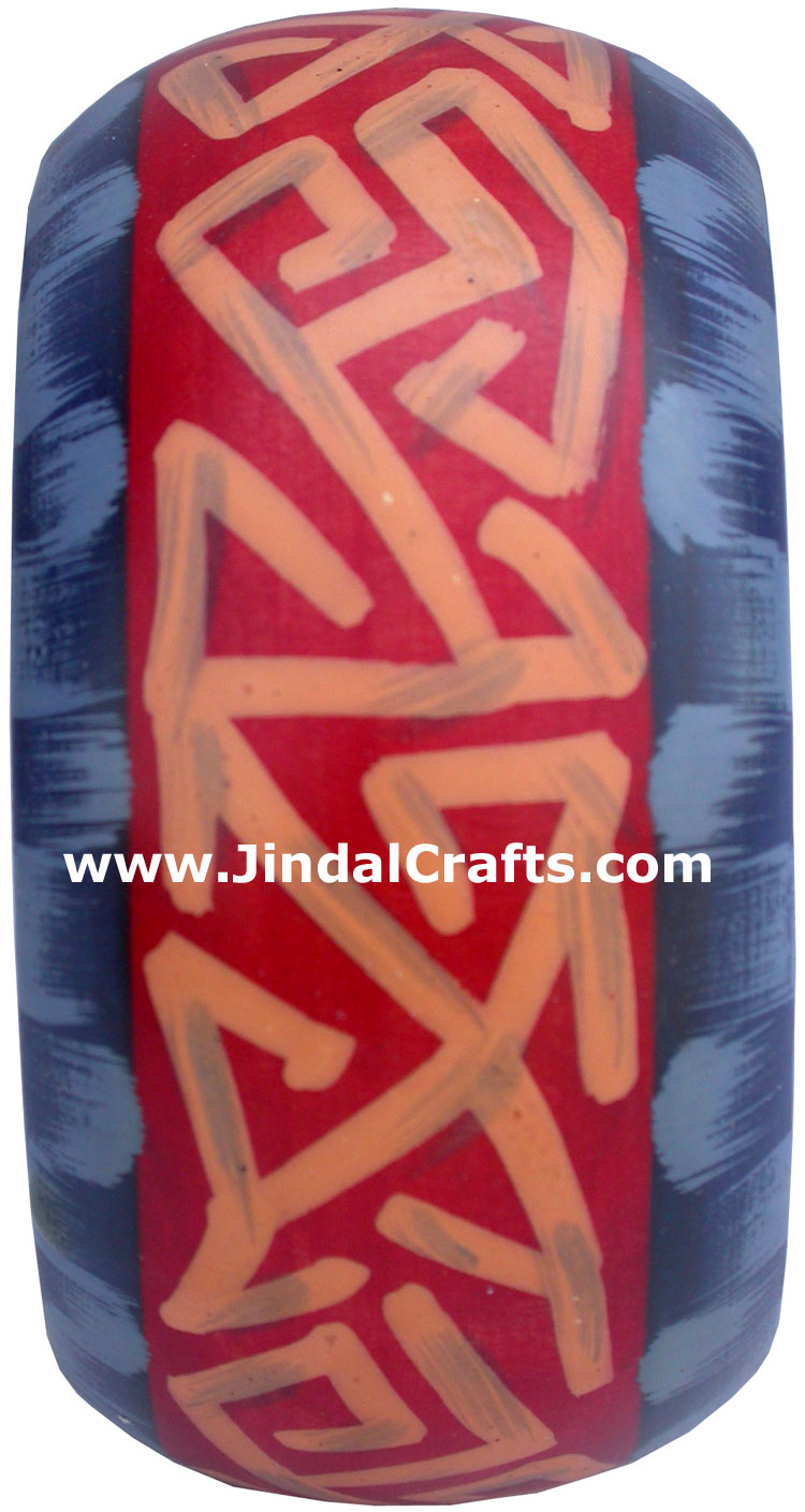 Colourful Traditional Bangle Hand Painted Wood Jewelry