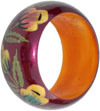 Colourful Traditional Bangle Hand Painted Wood Jewelry