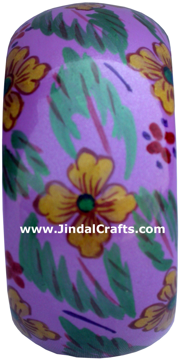 Colourful Traditional Bangle Hand Painted Wood Jewelry