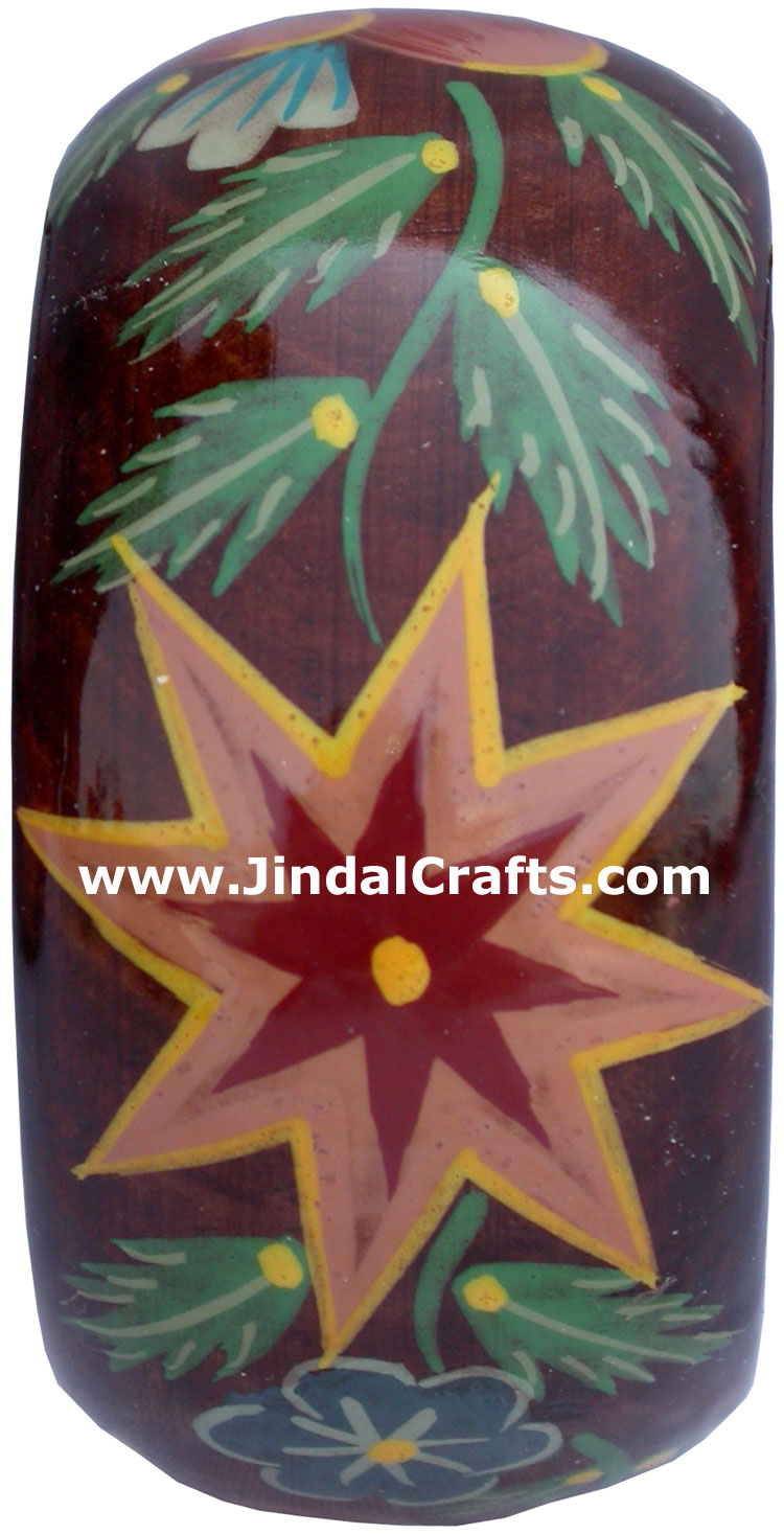 Colourful Traditional Bangle Hand Painted Wood Jewelry