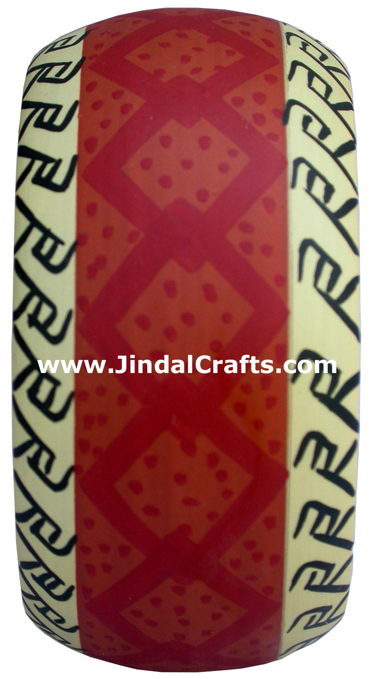 Colourful Traditional Bangle Hand Painted Wood Jewelry