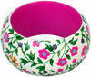 Wooden Bangle - Hand Painted Indian Handicraft Art Crafts Fashion Jewelry
