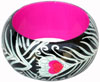 Wooden Bangle - Hand Painted Indian Handicraft Art Crafts Fashion Jewelry