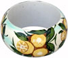 Wooden Bangle - Hand Painted Indian Handicraft Art Crafts Fashion Jewelry