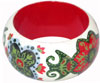 Wooden Bangle - Hand Painted Indian Handicraft Art Crafts Fashion Jewelry