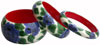 Wooden Bangle - Hand Painted Indian Handicraft Art Crafts Fashion Jewelry