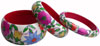 Wooden Bangle - Hand Painted Indian Handicraft Art Crafts Fashion Jewelry