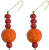 Hand Crafted Hand Painted Wooden Earrings India Arts