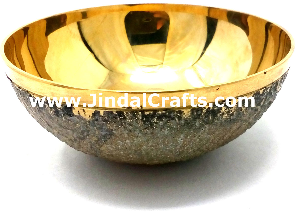 Bronze Massage Bowl Ayurvedic Massage Therapy for Face Palm Sole Detox India