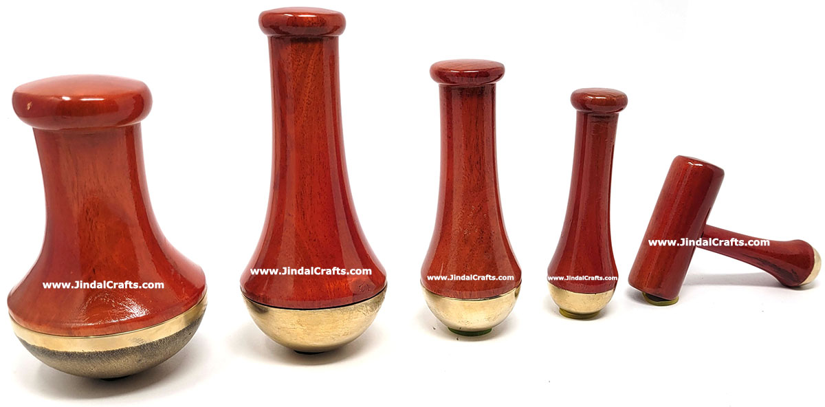 Bronze Wand Kansa Wand Ayurvedic Massage Therapy for Face Feet Detox from India