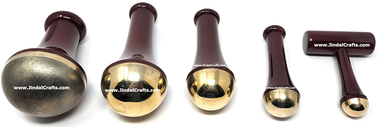 Bronze Wand Kansa Wand Ayurvedic Massage Therapy for Face Feet Detox from India
