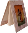Handmade Paper Diary with Gemstone Dust Painting India