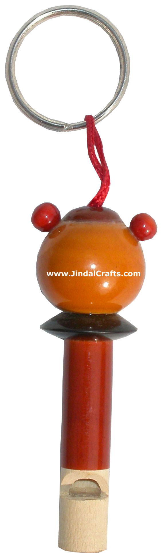 Hand Crafted Hand Painted Whistle Key Chain India Arts