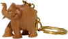Hand Carved Sandalwood Elepahant Key Ring Indian Gift