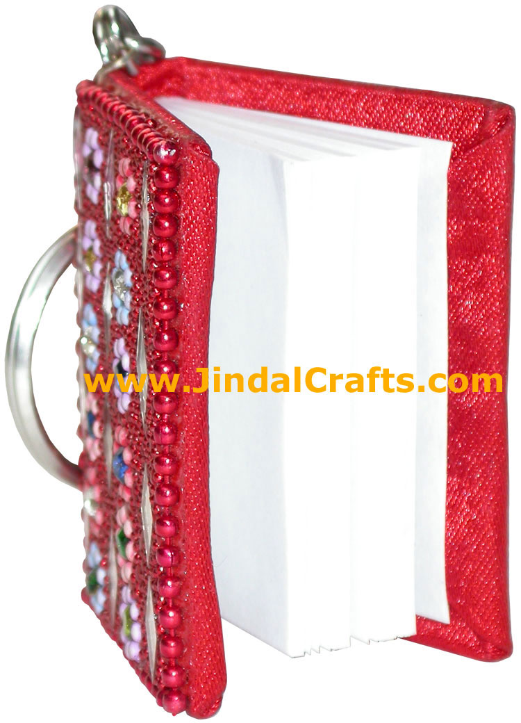 Diary - Hand made Key Chain Ring India Art