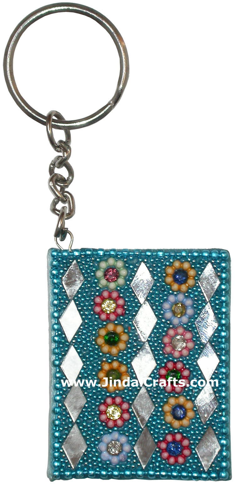 Diary - Hand made Key Chain Ring India Art