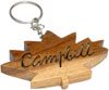Wooden Key Chain - Hand Made Traditional Indian Artifact Name Keyring
