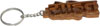 Wooden Key Chain - Hand Made Traditional Indian Artifact Name Keyring