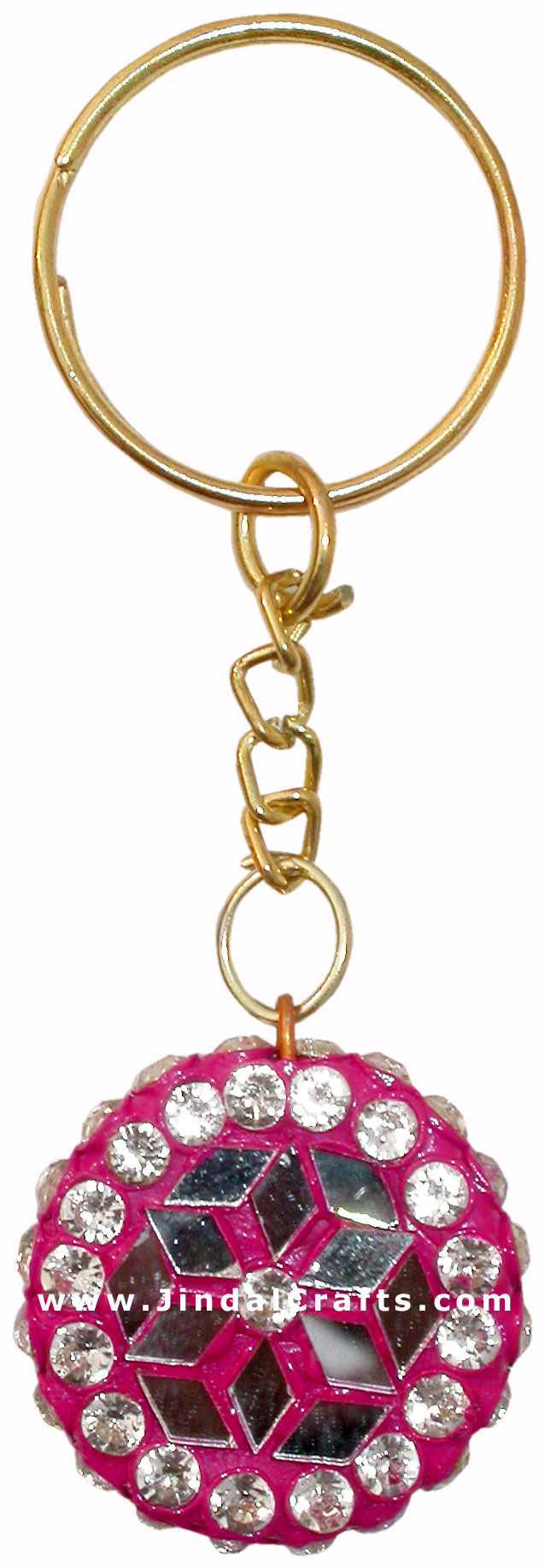 Handmade Colorful Lac Key Chain Key Ring Indian Art