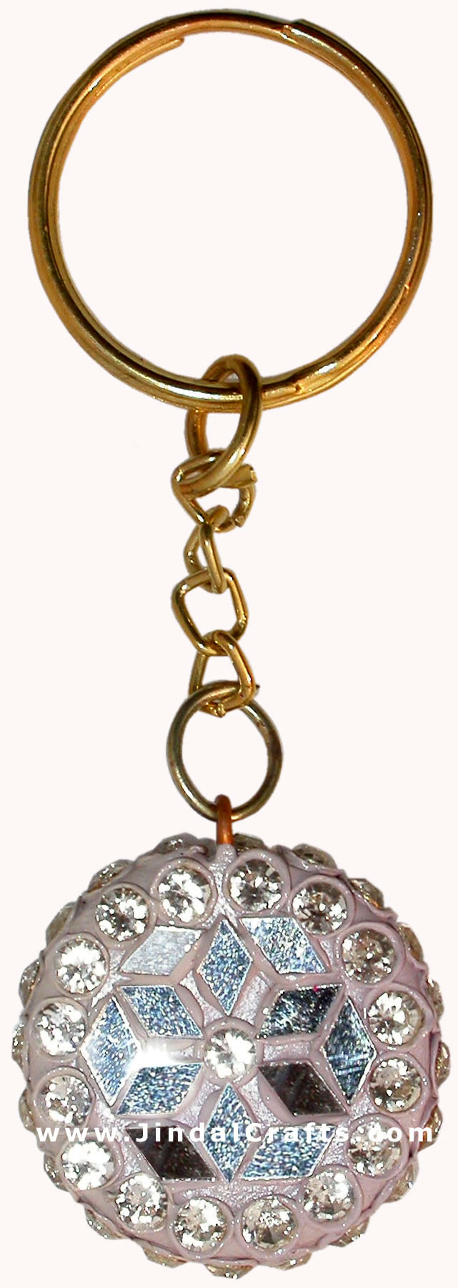 Handmade Colorful Lac Key Chain Key Ring Indian Art