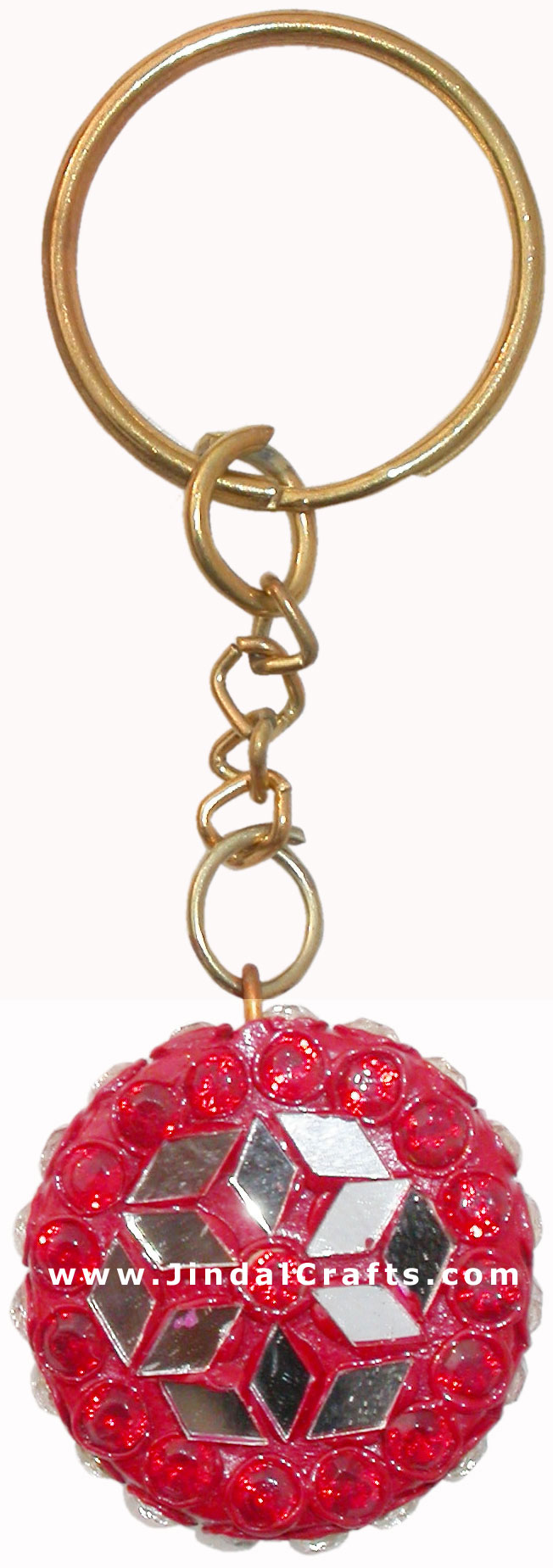 Handmade Colorful Lac Key Chain Key Ring Indian Art