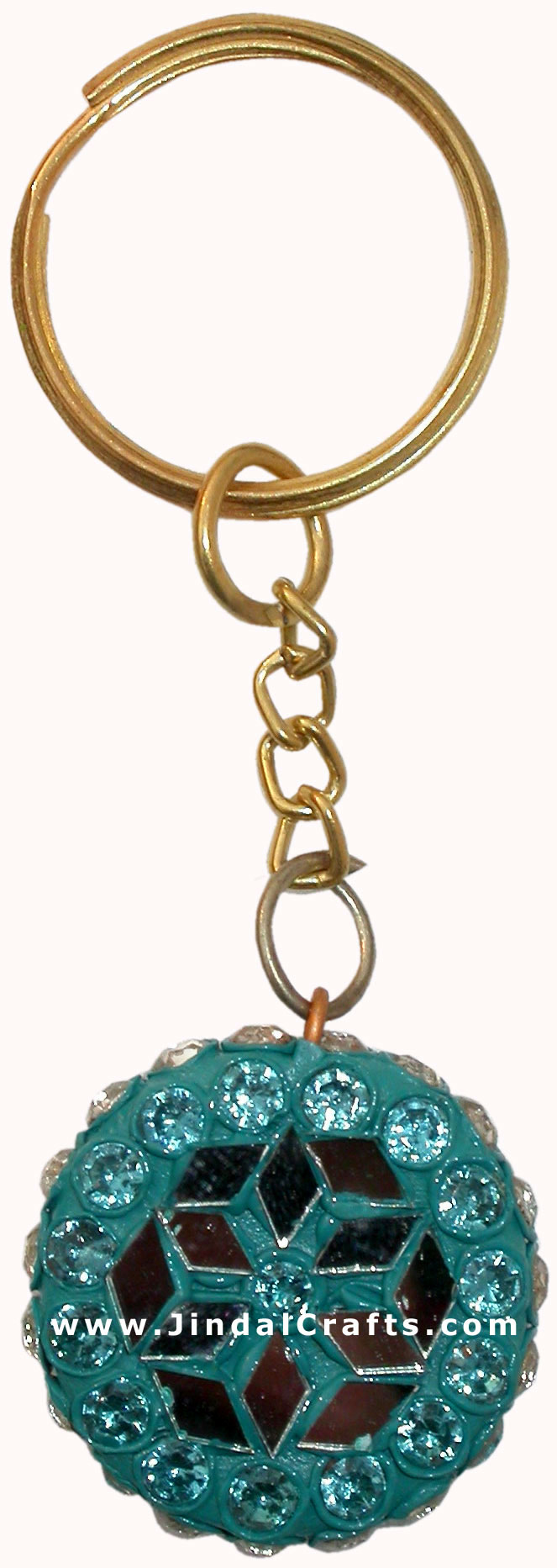 Handmade Colorful Lac Key Chain Key Ring Indian Art