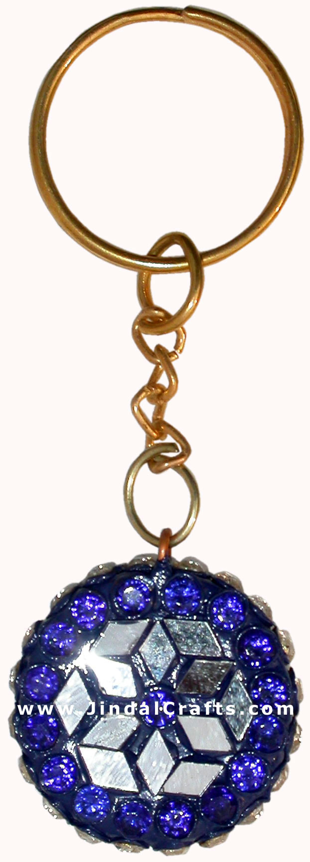 Handmade Colorful Lac Key Chain Key Ring Indian Art