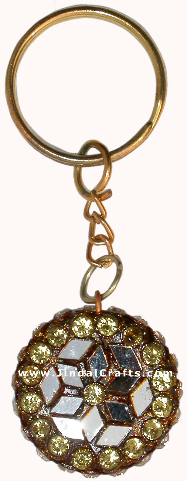 Handmade Colorful Lac Key Chain Key Ring Indian Art