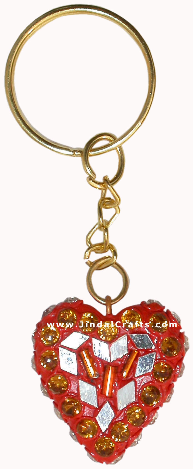 Handmade Colorful Lac Key Chain Key Ring Indian Art