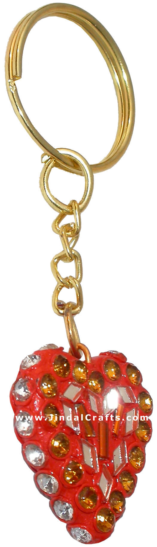 Handmade Colorful Lac Key Chain Key Ring Indian Art