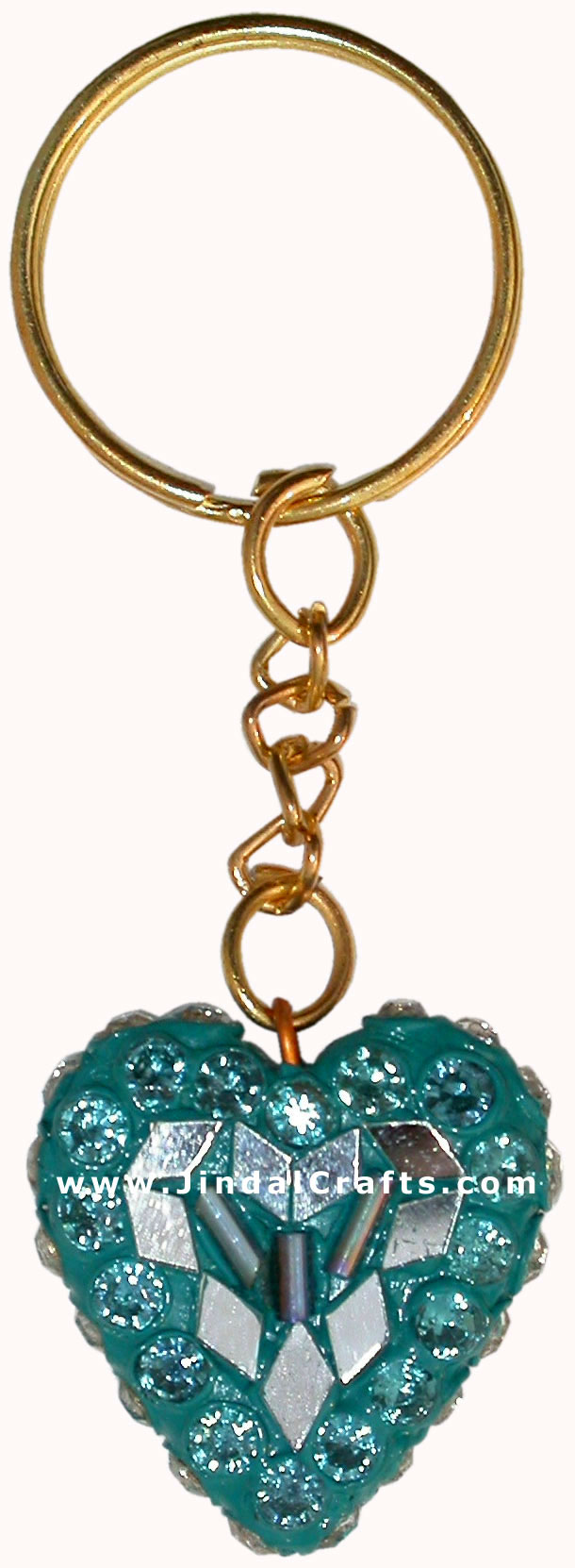 Handmade Colorful Lac Key Chain Key Ring Indian Art