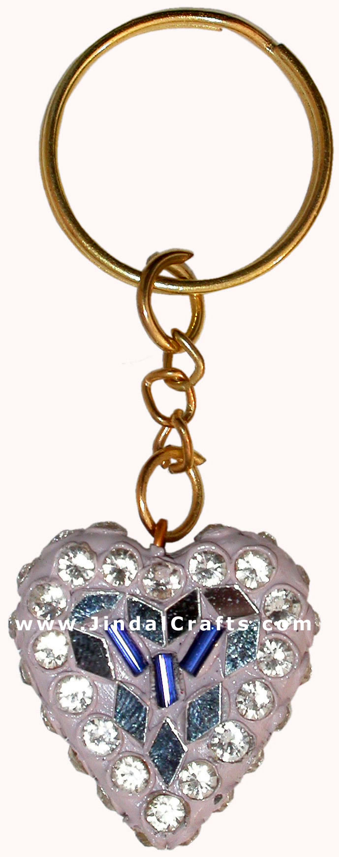Handmade Colorful Lac Key Chain Key Ring Indian Art