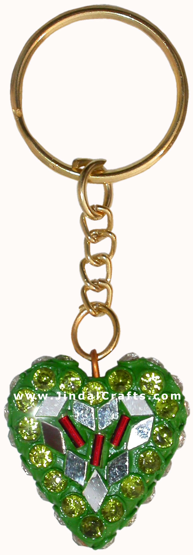 Handmade Colorful Lac Key Chain Key Ring Indian Art