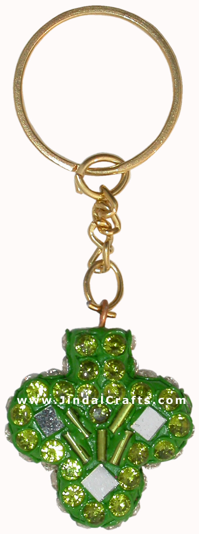 Handmade Colorful Lac Key Chain Key Ring Indian Art