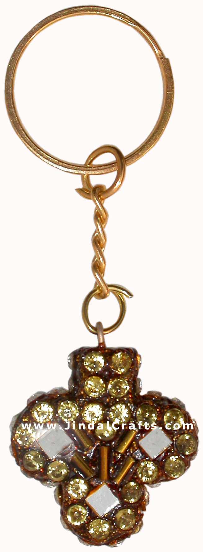 Handmade Colorful Lac Key Chain Key Ring Indian Art