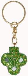 Handmade Colorful Lac Key Chain Key Ring Indian Art