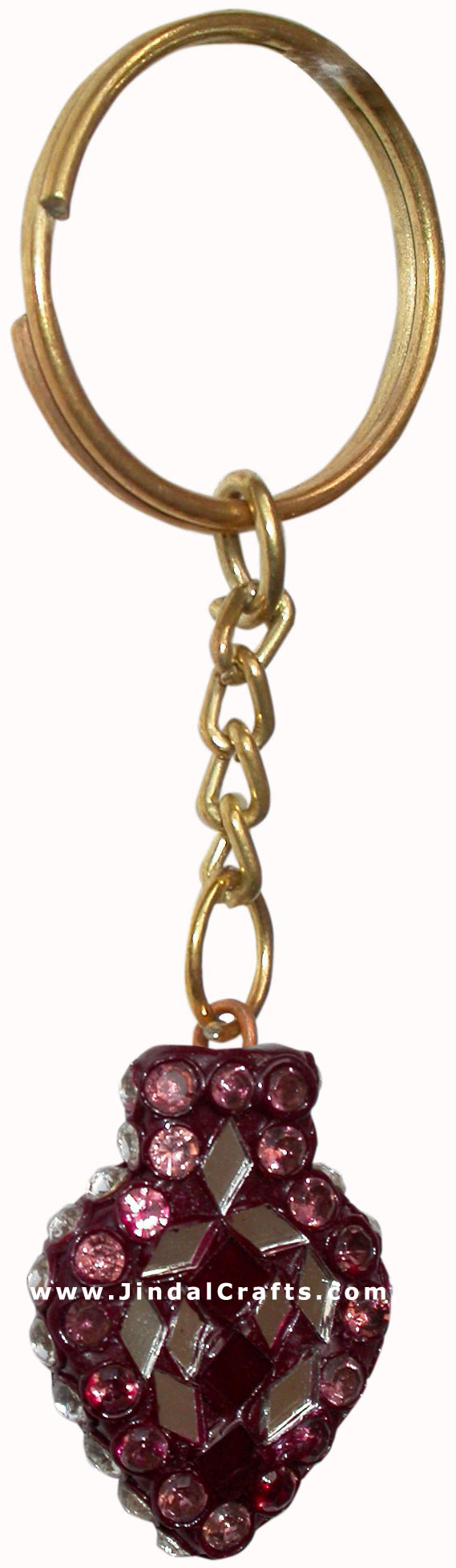 Handmade Colorful Lac Key Chain Key Ring Indian Art