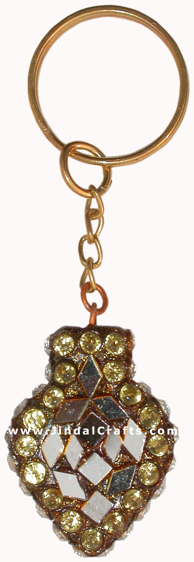 Handmade Colorful Lac Key Chain Key Ring Indian Art