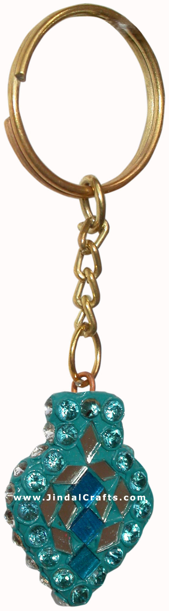 Handmade Colorful Lac Key Chain Key Ring Indian Art