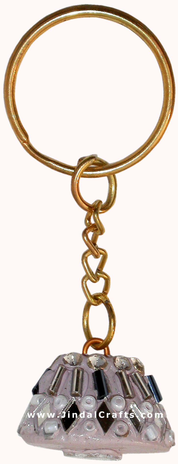Handmade Colorful Lac Key Chain Key Ring Indian Art