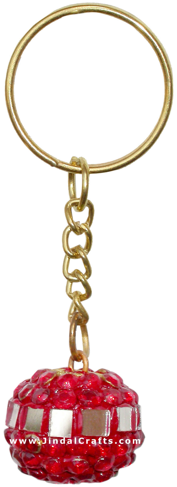 Handmade Colorful Lac Key Chain Key Ring Indian Art