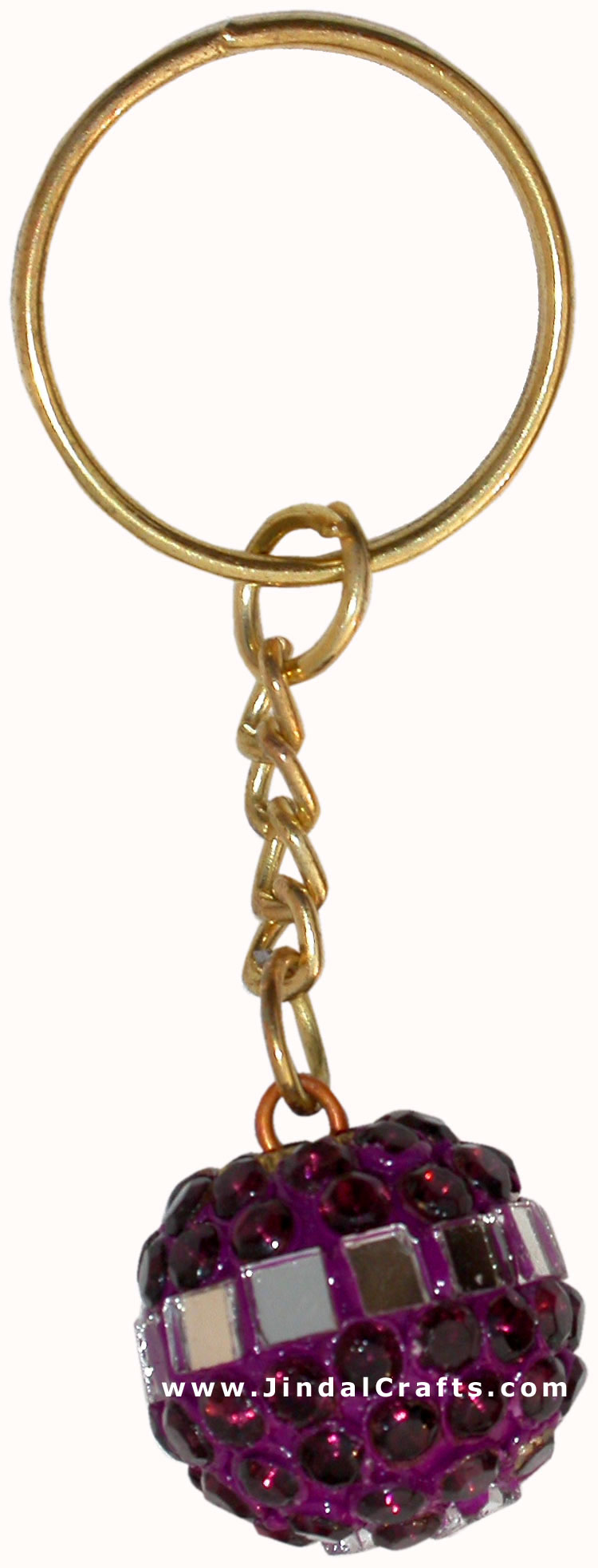 Handmade Colorful Lac Key Chain Key Ring Indian Art