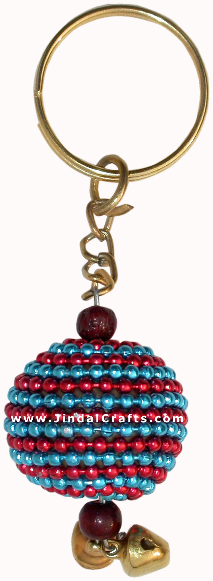 Handmade Colorful Lac Key Chain Key Ring Indian Art