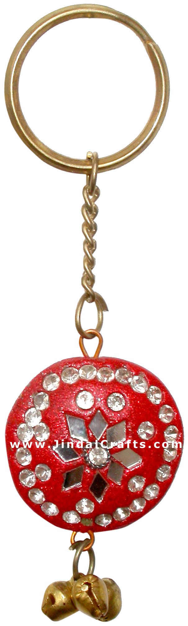 Handmade Colorful Lac Key Chain Key Ring Indian Art