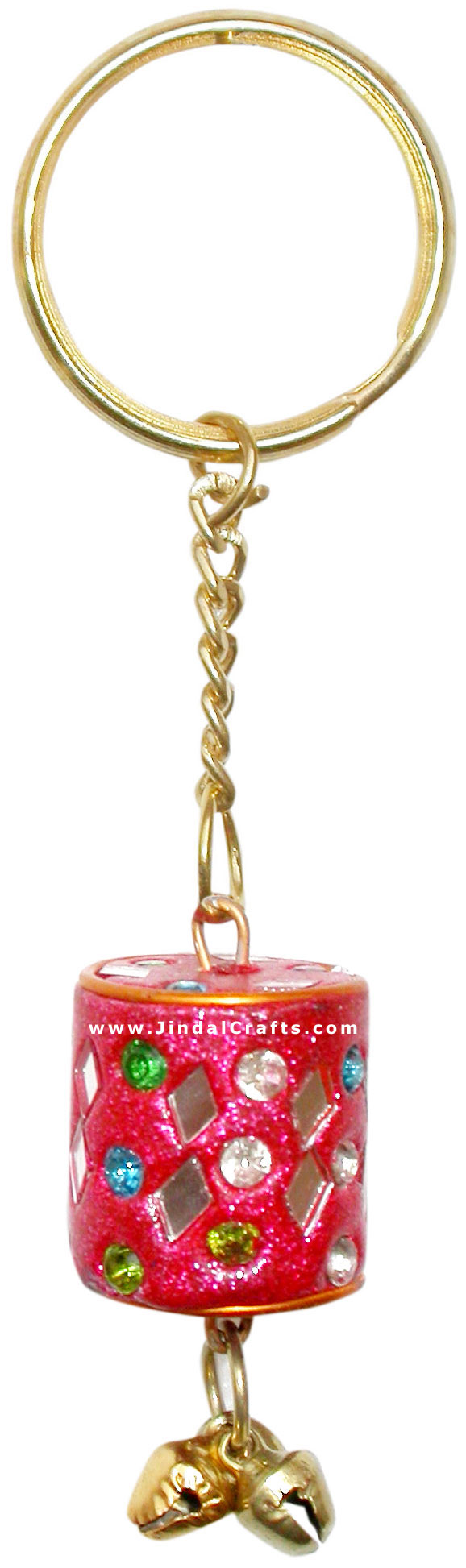 Handmade Colorful Lac Key Chain Key Ring Indian Art