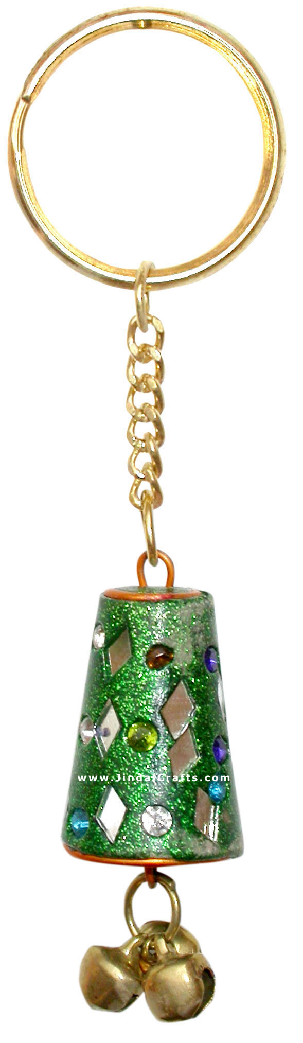 Handmade Colorful Lac Key Chain Key Ring Indian Art